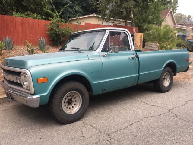 1969 Blue Chevrolet C-10 Standard Cab Pickup