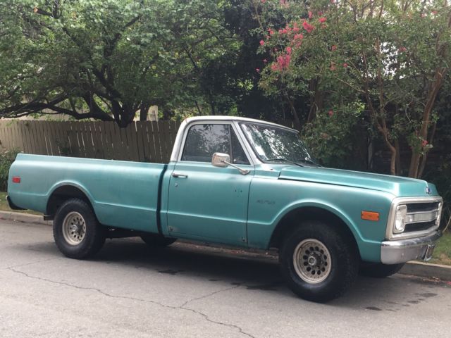1969 Blue Chevrolet C-10 Standard Cab Pickup