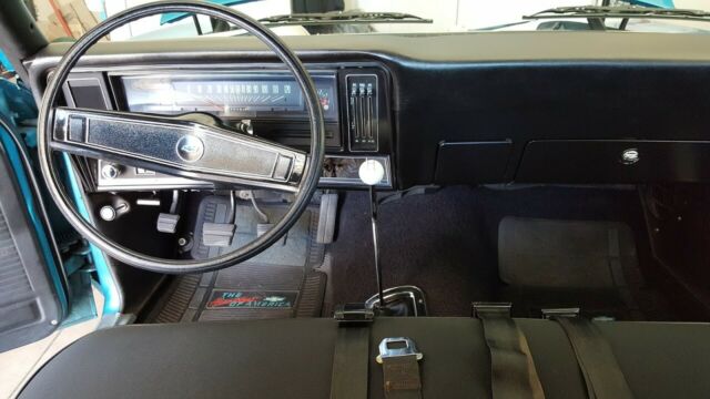 1969 Blue Chevrolet Nova Coupe