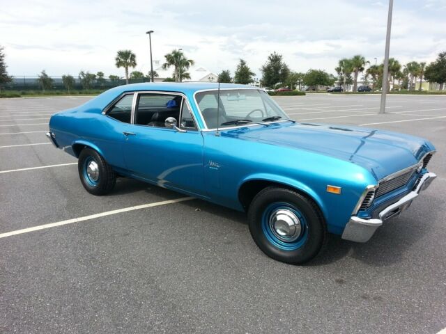 1969 Blue Chevrolet Nova Coupe