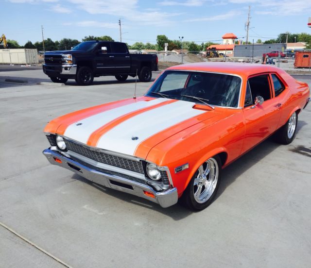 1969 Sunburst Pear Orange Chevrolet Nova Coupe