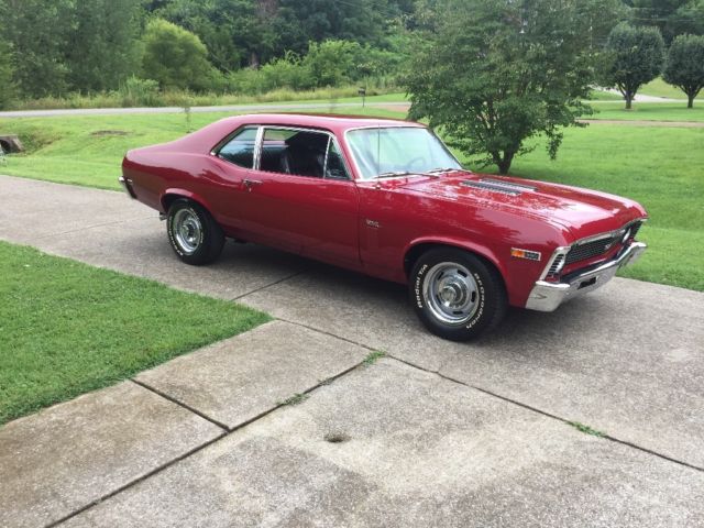 1969 Red Chevrolet Nova Coupe