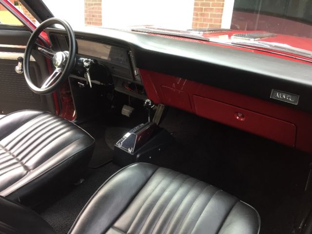 1969 Red Chevrolet Nova Coupe