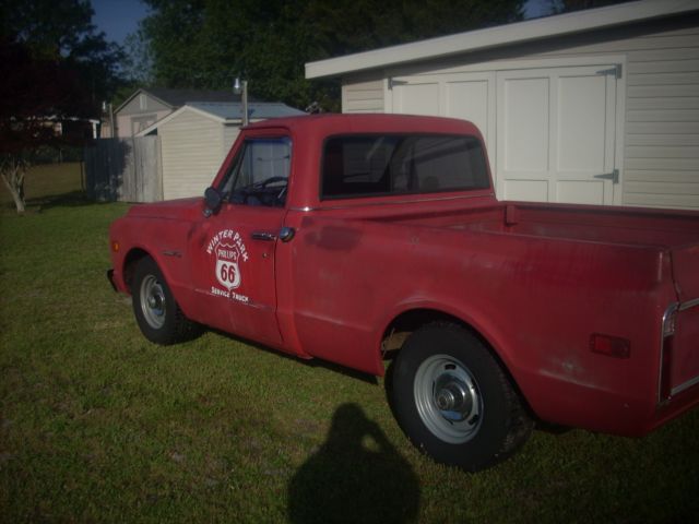 1969 RED Chevrolet C-10 Standard Cab Pickup