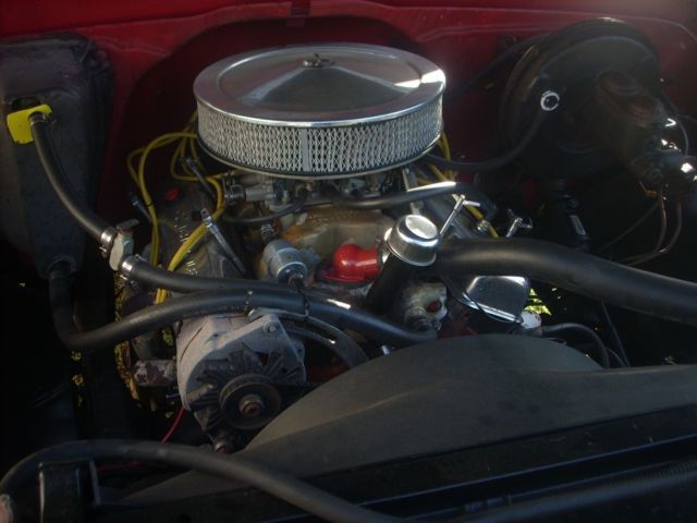 1969 RED Chevrolet C-10 Standard Cab Pickup