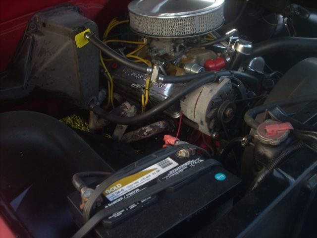 1969 RED Chevrolet C-10 Standard Cab Pickup