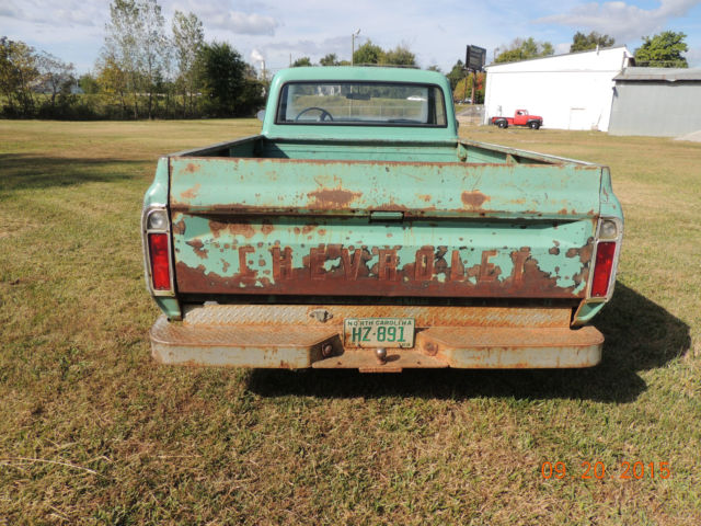 1969 green Chevrolet Other Pickups Standard Cab Pickup