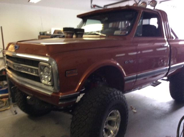 1968 Sunburst orange Chevrolet C/K Pickup 1500 Straight cab
