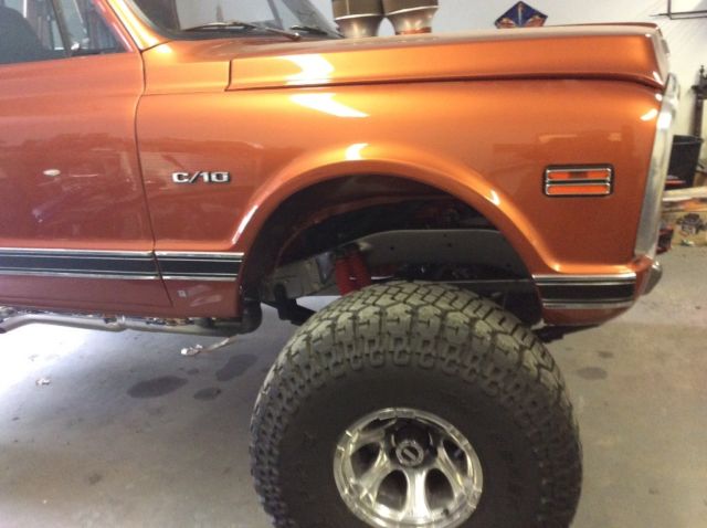 1968 Sunburst orange Chevrolet C/K Pickup 1500 Straight cab