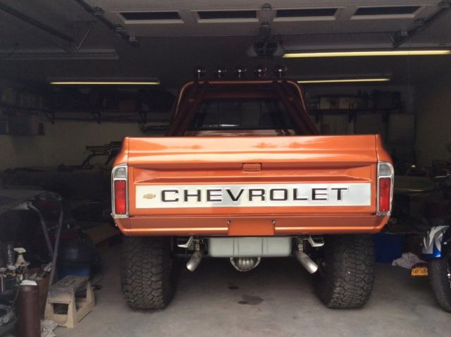 1968 Sunburst orange Chevrolet C/K Pickup 1500 Straight cab