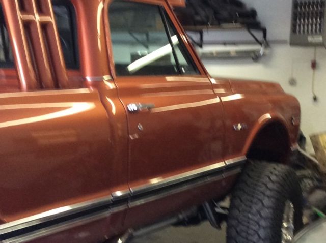 1968 Sunburst orange Chevrolet C/K Pickup 1500 Straight cab