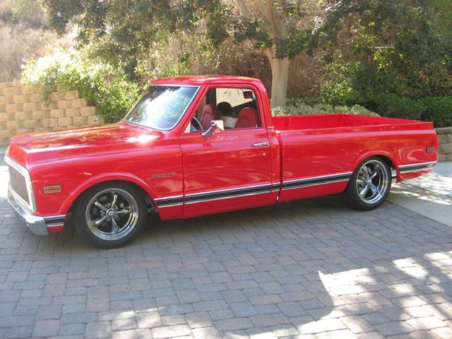1969 Red Chevrolet C-10 Standard Cab Pickup