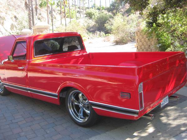 1969 Red Chevrolet C-10 Standard Cab Pickup