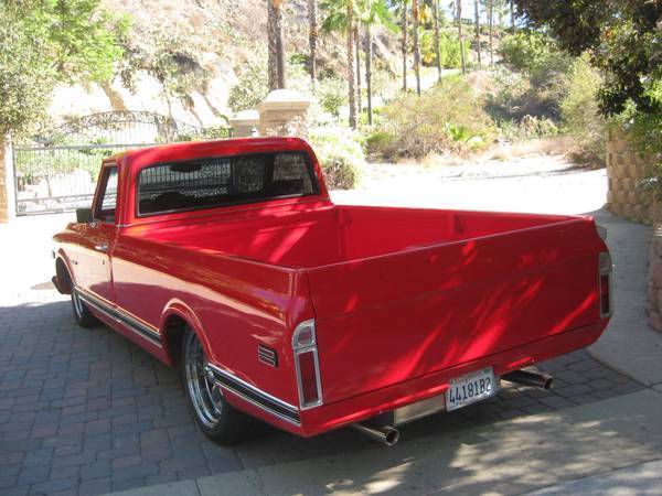 1969 Red Chevrolet C-10 Standard Cab Pickup