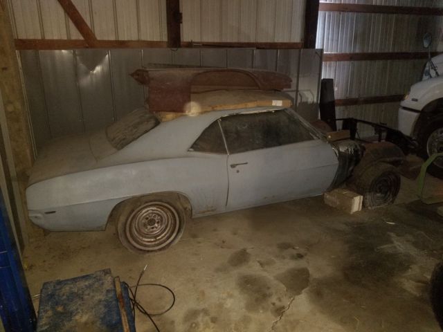 1969 Silver Chevrolet Camaro Coupe