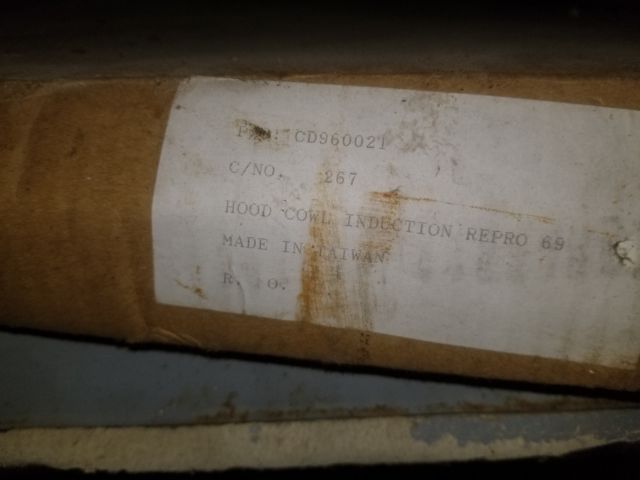 1969 Silver Chevrolet Camaro Coupe