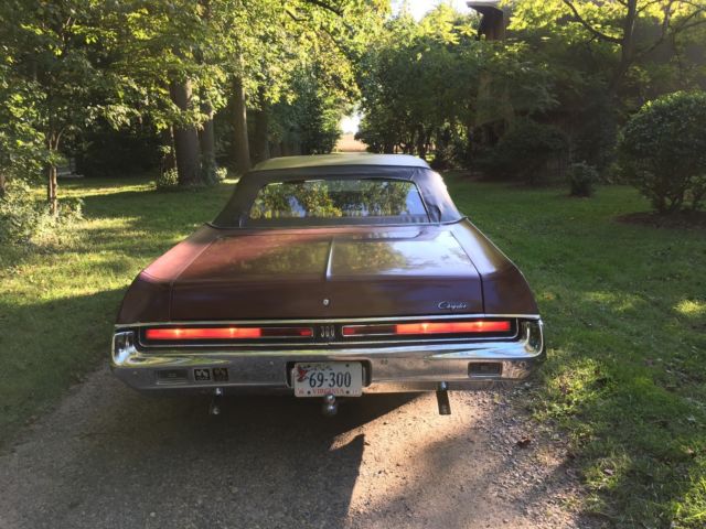 1969 Burgundy Chrysler 300 Series Convertible