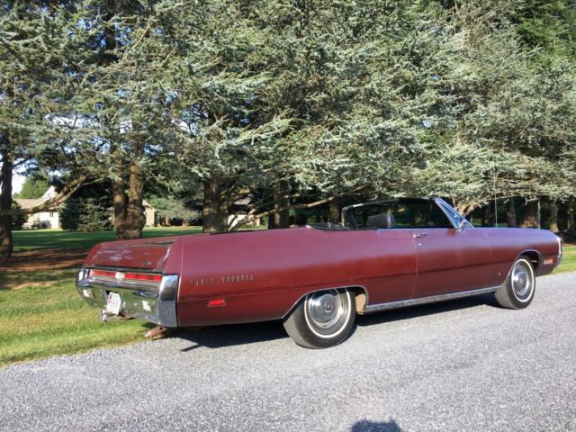 1969 Burgundy Chrysler 300 Series Convertible