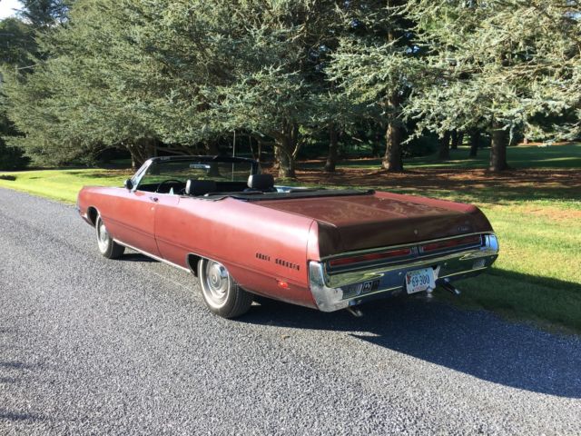 1969 Burgundy Chrysler 300 Series Convertible