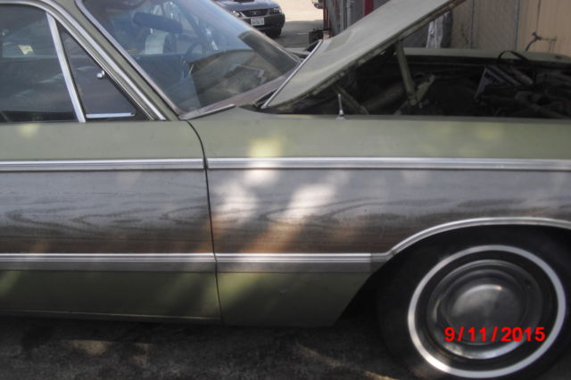 1969 green Chrysler Town & Country