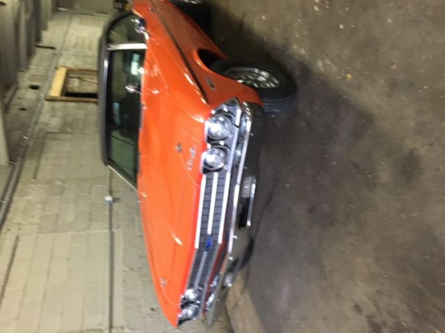 1969 Orange Chevrolet Chevelle Convertible