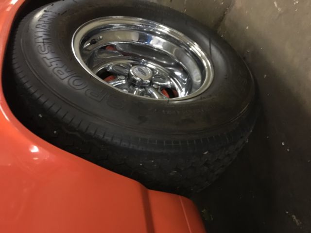 1969 Orange Chevrolet Chevelle Convertible