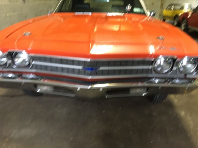 1969 Orange Chevrolet Chevelle Convertible