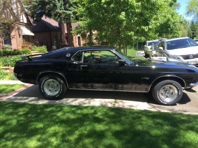 1969 Black Ford Mustang Fastback