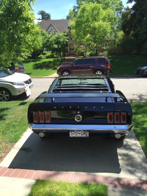 1969 Black Ford Mustang Fastback
