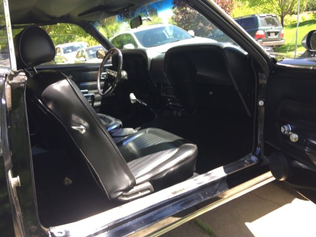 1969 Black Ford Mustang Fastback
