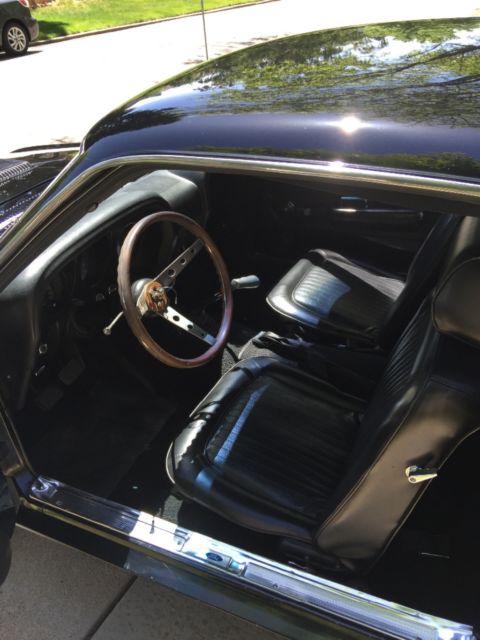 1969 Black Ford Mustang Fastback