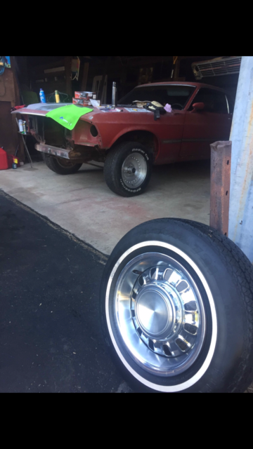 1969 T5 Candyapple Red with Low Gloss Black Ford Mustang Sportsroof