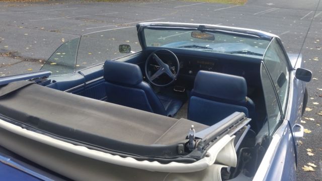 1969 Blue Pontiac Firebird Convertible