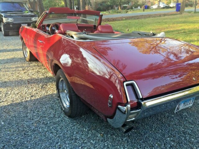 1969 Red Oldsmobile 442 Convertible