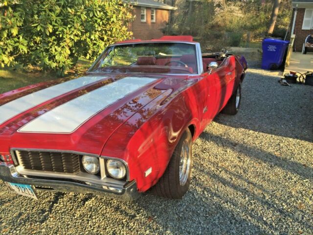 1969 Red Oldsmobile 442 Convertible