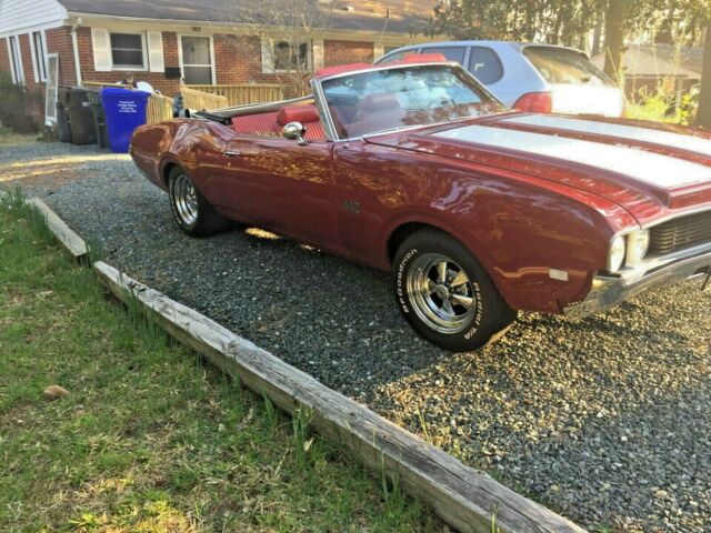 1969 Red Oldsmobile 442 Convertible