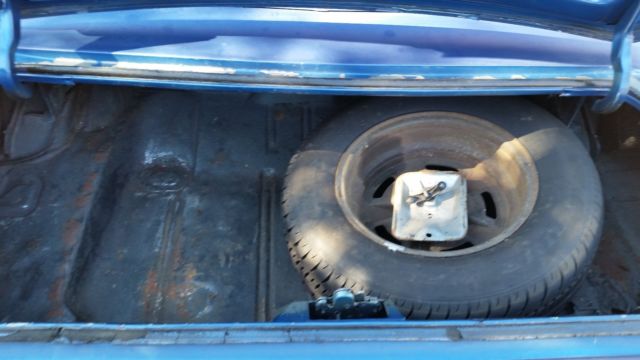 1969 Blue Pontiac Firebird Convertible