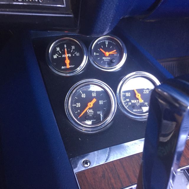 1969 blue Chevrolet Camaro Convertible