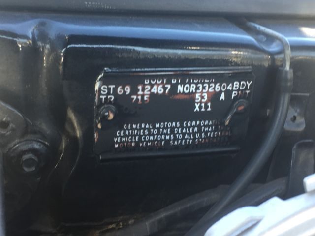 1969 blue Chevrolet Camaro Convertible