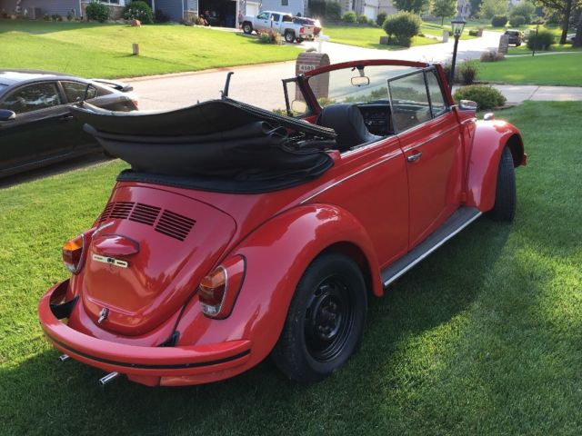 1969 Red Volkswagen Beetle - Classic Convertible