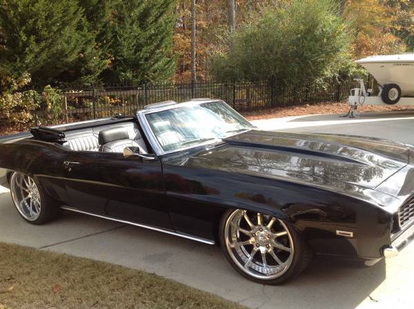 1969 Black Chevrolet Camaro