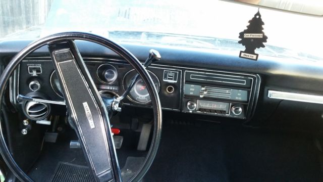 1969 Black Chevrolet Chevelle Convertible