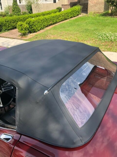 1969 Burgundy Chevrolet Corvette Convertible