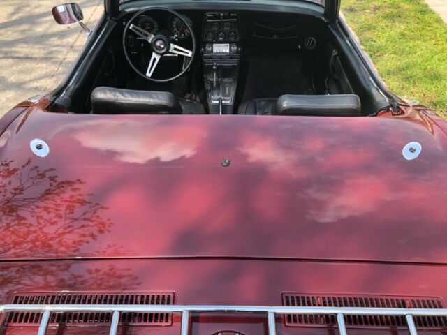 1969 Burgundy Chevrolet Corvette Convertible