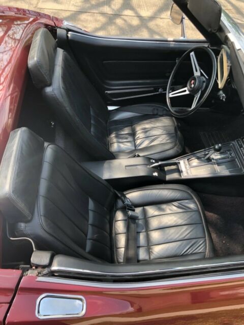 1969 Burgundy Chevrolet Corvette Convertible