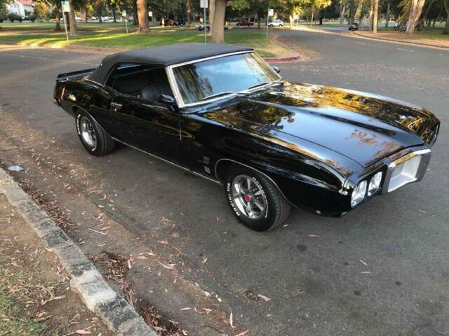 1969 Black Pontiac Firebird Convertible