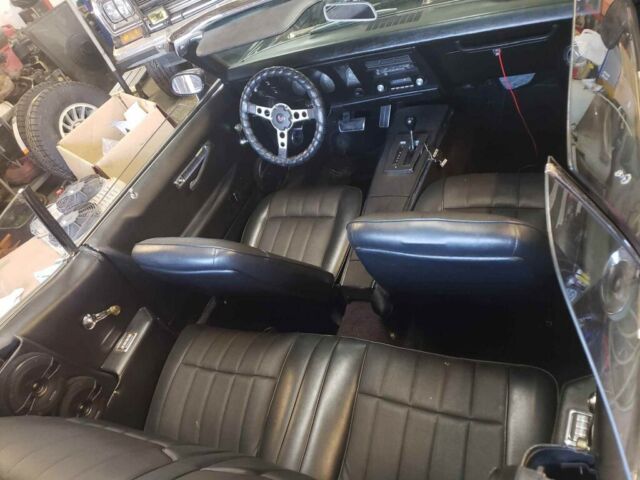 1969 Black Pontiac Firebird Convertible