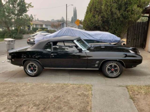 1969 Black Pontiac Firebird Convertible