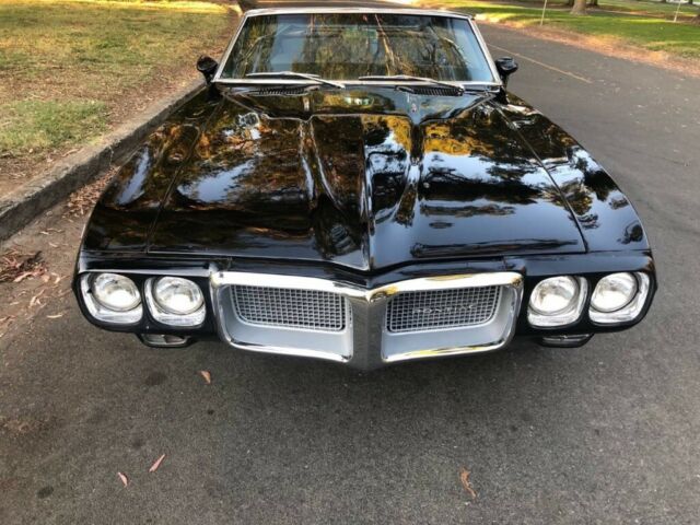 1969 Black Pontiac Firebird Convertible