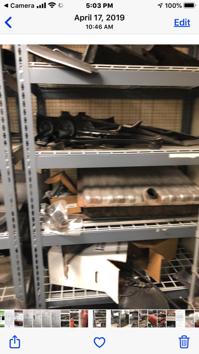 1969 Red Ford Mustang Convertible